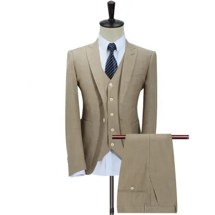 AOSHI 2021New Hot Sale men suit summer 3 Pieces Casual Men Suit casual man suit 3 pcs