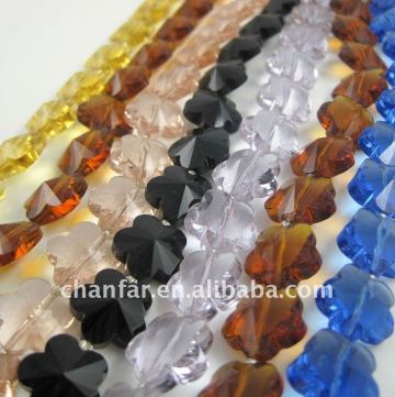 Crystal Plum flower beads