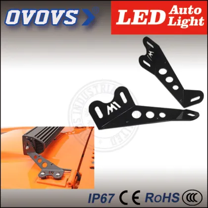 OVOVS black short J-e-e-p Engine Hood Bracket