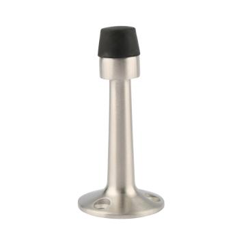 Hotel great design safety stainless steel wedge rubber door stopper