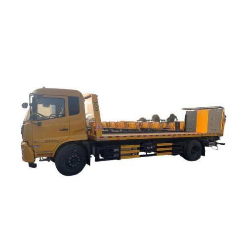 4x2 wrecker truck with hydraulic steel plate