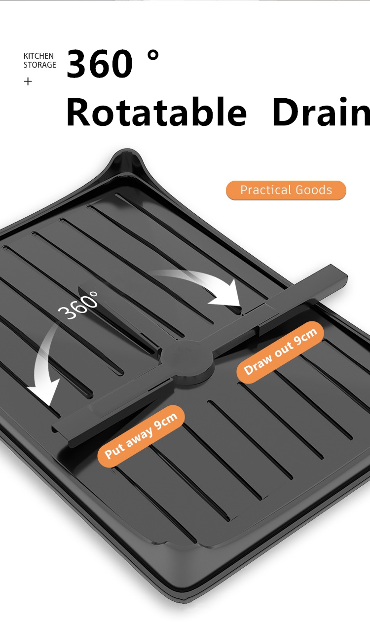 Multifunctional Storage Shelf For Kitchen Dish Dryer Rack