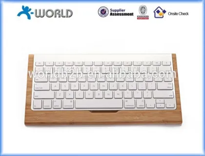 Customized keyboard stand wooden keyboard tray for apple