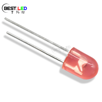 High Bright 5.2x3.8mm Oval Red Led Diffused Flangeless