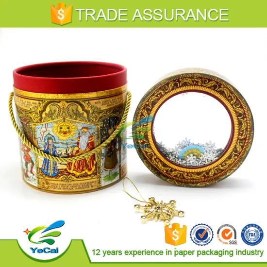 OEM Factory Wholesale fancy round box packaging with pvc window