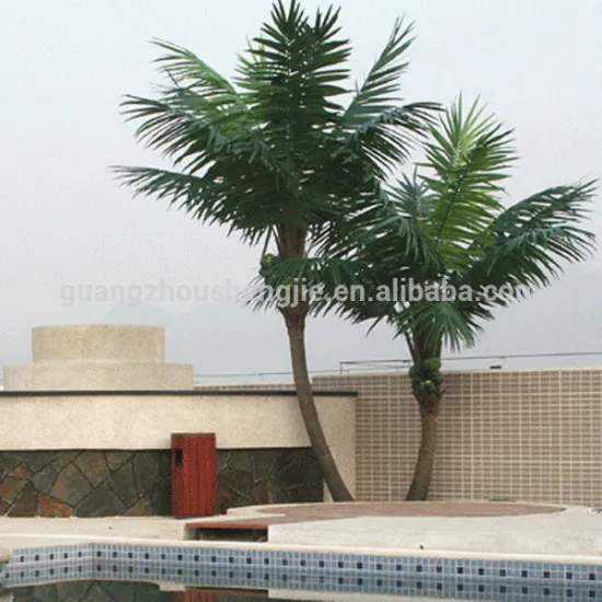 SJH149904 plastic palm tree outdoor decorative palm trees outdoor decorative palm trees