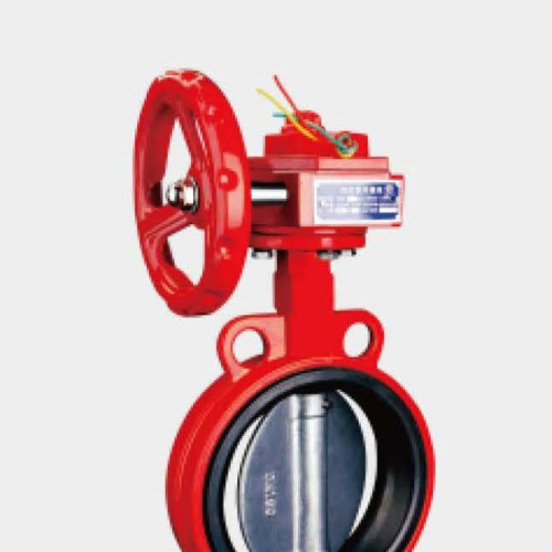 Fire clamp signal butterfly valve