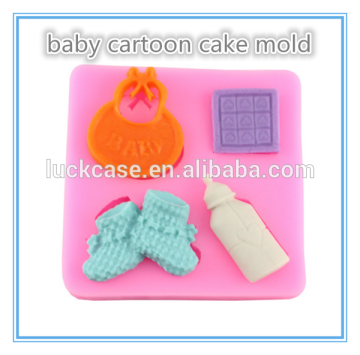 2016 Cartoon shape Baking Tools Popular Wholesale Silicone Cake Mold with FDA&LFGB