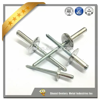 fasteners supplier blind monel aircraft pop rivets