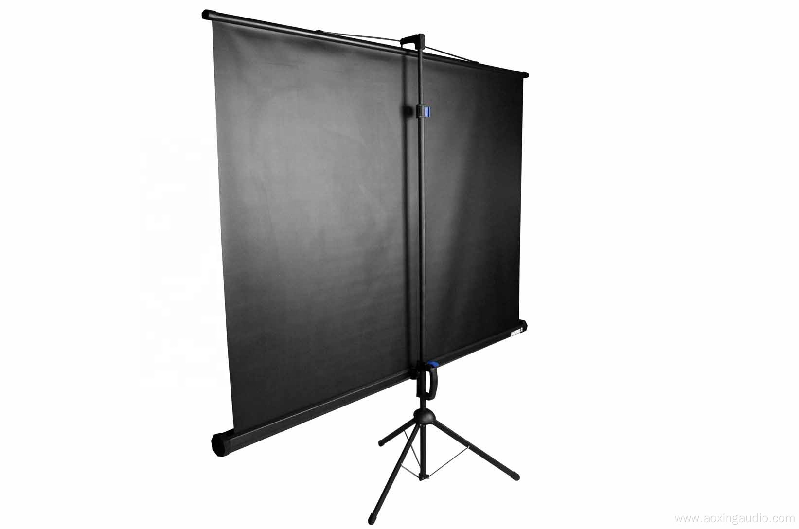 Wholesale tripod floor rising fabric projector screen