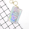 Card Holder Lanyard Custom partysu laser PU card holder Supplier