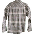 Men Casual Y/d 100% Cotton Flannel Shirt