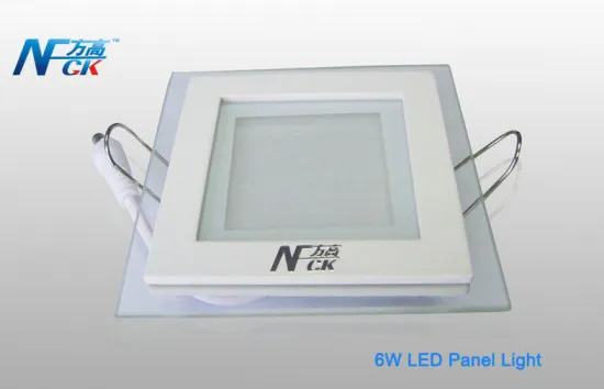 Long Life Square 100mm * 40mm 6w Led Panel Lights , 50hz / 60hz Led
