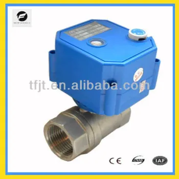 24VDC/AC motorized control valve with manual override for fire-flight sprinkler service,Fan coil and,hot water cycle
