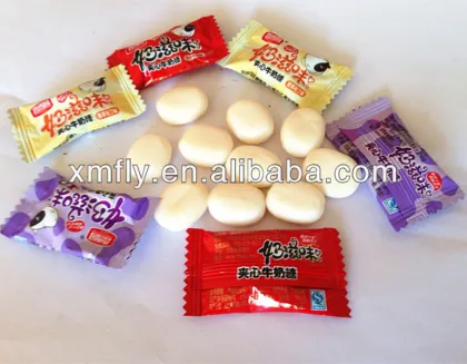 fruit jam fillied sweet chew milk china candy