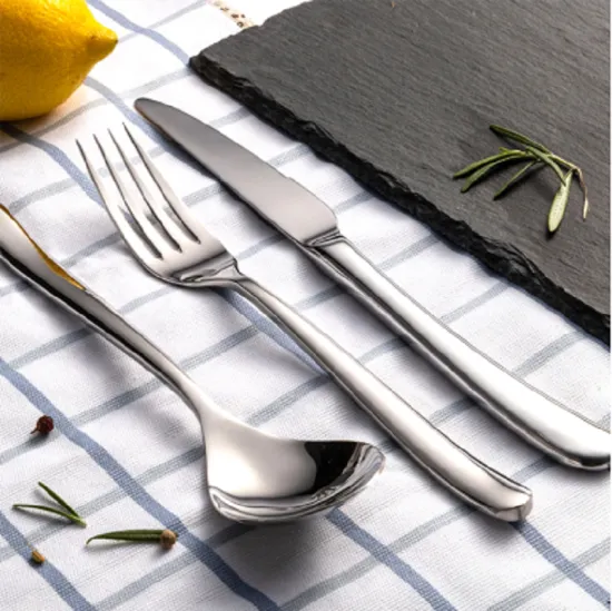 Stainless Steel Long Handle Rose Gold Cutlery