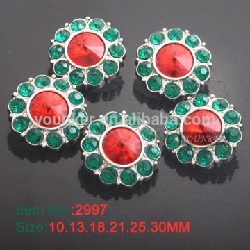 Rhinestone acrylic plastic button sewing on shank pearl silver plated taiwan quality fashion buttons flower center