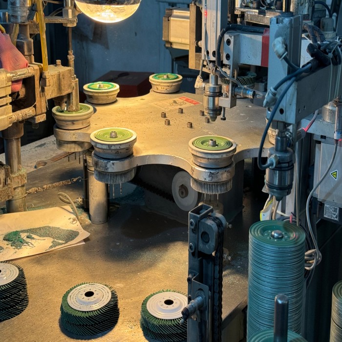 Disco de aleta abrasiva de carburo de silicio de óxido de aluminio marrón