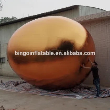 inflatabale large golden egg for advertising