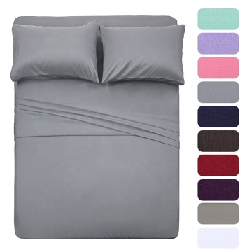 90gsm Polyester Microfiber Sheet Set 4pcs