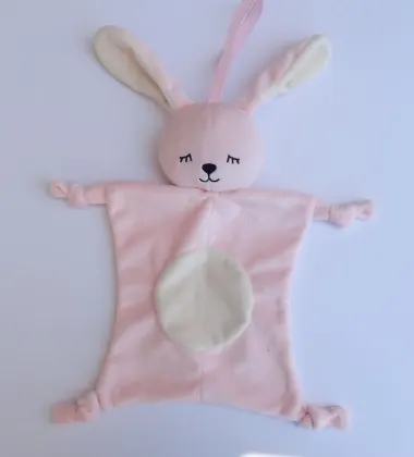 Custom Sofy Security Baby Blanket with Plush Toy