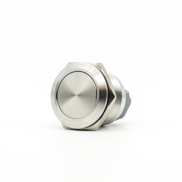 Interruttore a pulsante da 25 mm: momentaneo e auto-blocco con metallo e acciaio inossidabile, certificato CE, 5A, IP65
