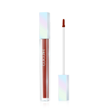 Hypoallergenic Nude Matte Lip Gloss: Private Label, Cruelty-Free, Non-Sticky, Holographic Glitter Finish
