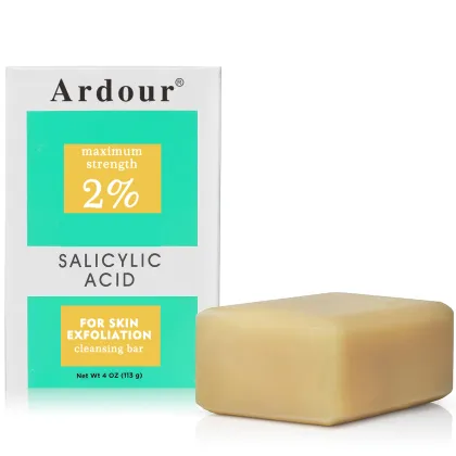 Organic Herbal Skin Care: Whitening Face, Body, Hand Wash & Acne Soap with Salicylic Acid