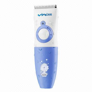 Hair Trimmer for children, with waterproof and equip efficient ceramic head