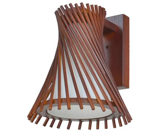 Excellent quality decorative indoor wood wall lamp