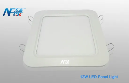 Ac 120v 12w 6000k Led Panel Lights , Ce Rohs Office Led Panel Lighting