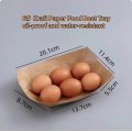 330ml Kraft Open Top Boat Shaped Lunch Box