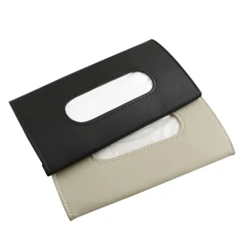 Wholesale Car Tissue Box Holder - PU Leather Cover for Auto Vehicle Accessories