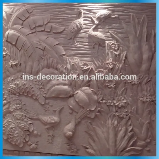 Hand carved relief sculpture stones art