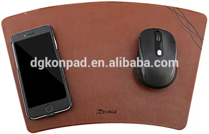 New arrival mouse pad with wireless charging function for mobile phone