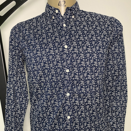 Camicia casual in cotone da uomo in cotone