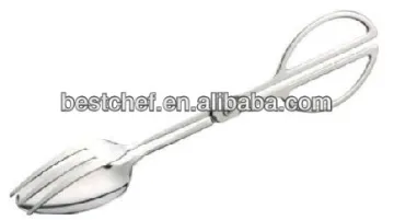 Luxe Stainless steel Salad serving scissor tong