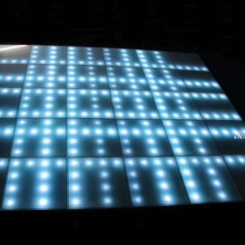 Luz estrelado da pista de dança Luz interativa da dança do disco