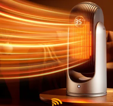 Compact Portable Remote Control Desktop Heater