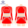 Gewaaks Top Multicolor Cheerleading Uniforms Sublimaasje