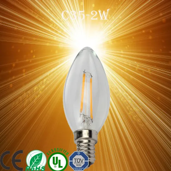 made in china led candle light bulb 4w e14 small golden/silver bubble tip pull the tail high luminous light