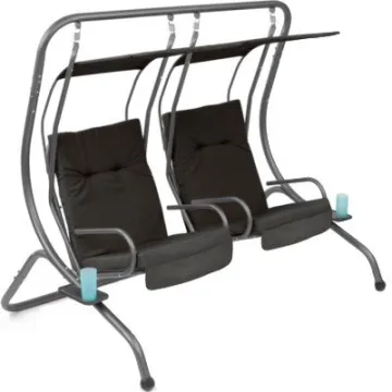 Outdoor double swing chair hammock swing chair hammock chair with canopy