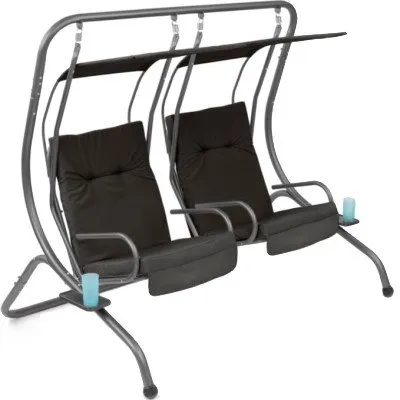 Outdoor double swing chair hammock swing chair hammock chair with canopy