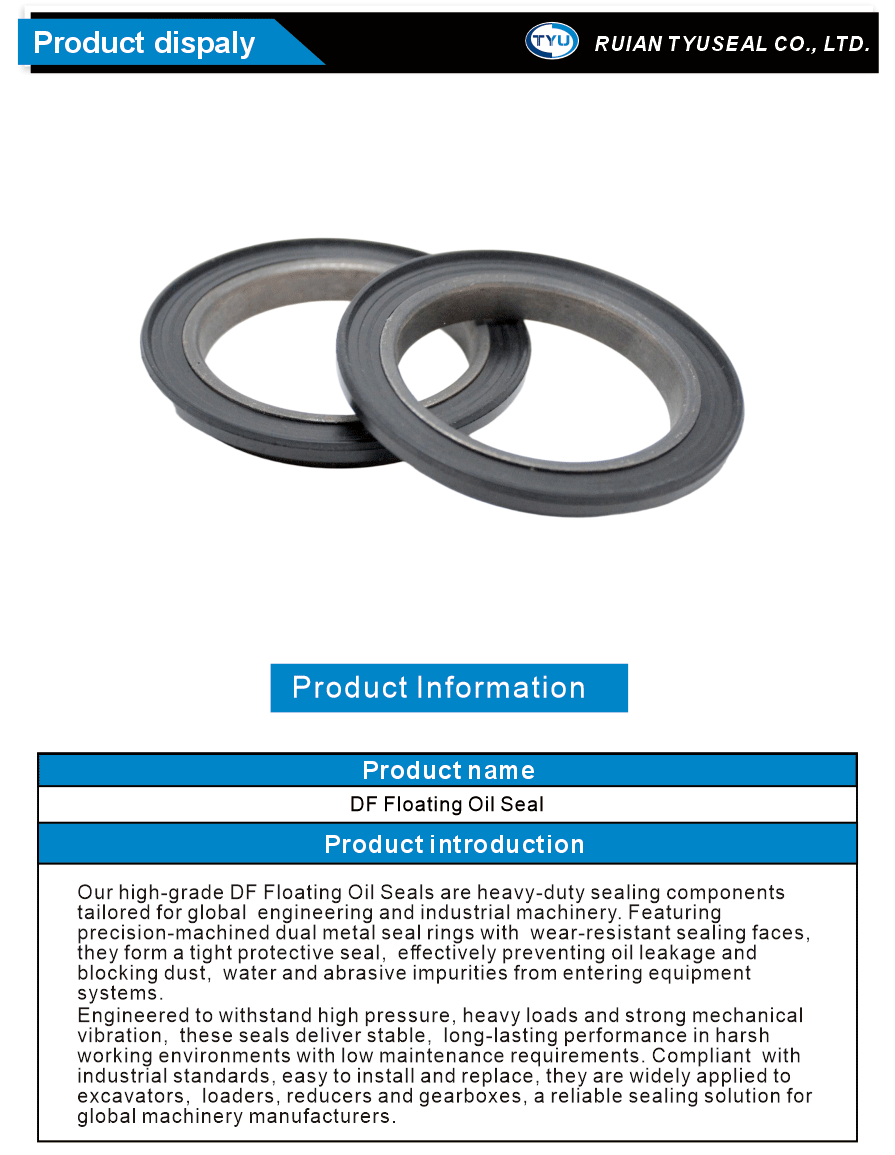 DF Standard Floating Oil Seal