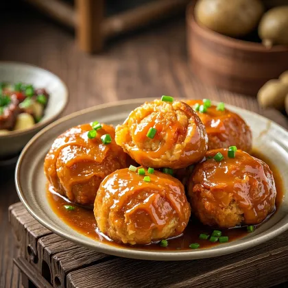 Traditional Stuffed Gluten with Minced Pork