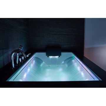 2 Personen Acryl Luxus Massage Badewanne mit Licht