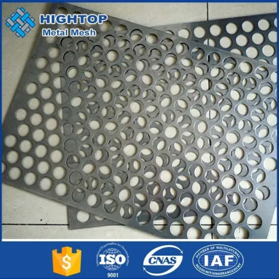 2016 best selling stock cheap copper round hole punches perforated metal sheet cladding