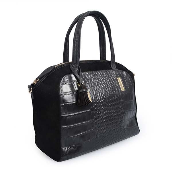 Large capacity women crocodile handbag leather designerbag