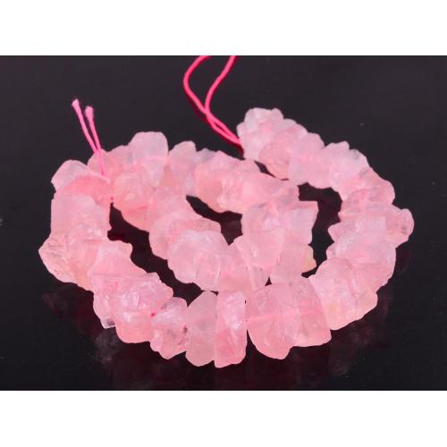 Natural Raw Rough Rose Quartz Beads no polished