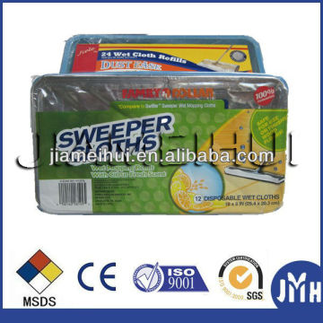 Disposable floor wet wipes